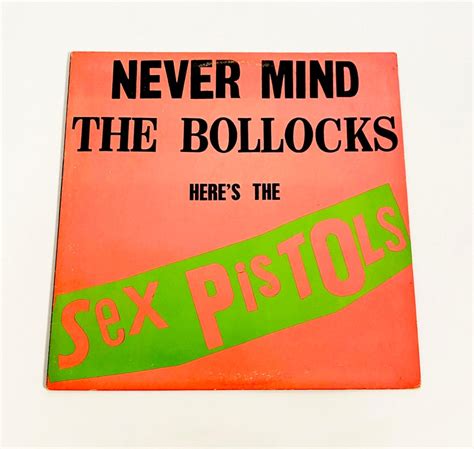 Vintage The Sex Pistols Never Mind The Bollocks Heres The Etsy