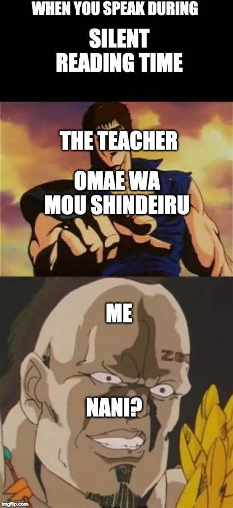 detail anime meme omae wa mou shindeiru koleksi nomer 45