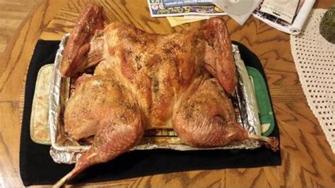 my 20 lb spatchcock turkey we had for thanksgiving yesterday turkey 20 lb turkey foodie