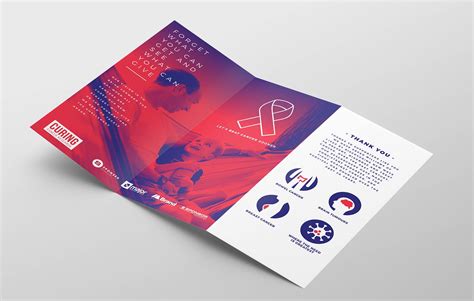 Cancer Charity Tri Fold Brochure Template Psd Ai And Vector Brandpacks