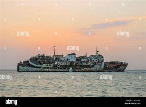 Shipwreck In Jeddah Saudi Arabia Stock Photo Alamy