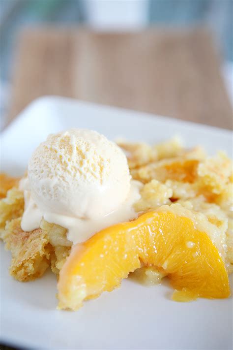 Check spelling or type a new query. Peach Dump Cake - Eighteen25