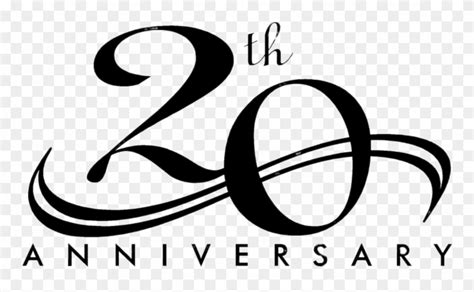 Picture Free 20th Anniversary Clipart 20 Years In Service Png