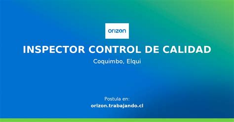 Inspector Control De Calidad Oferta De Trabajo En Acapcl