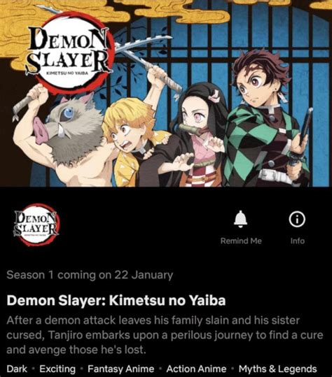 ‘demon Slayer Kimetsu No Yaiba Season 1 Is Coming To Netflix In