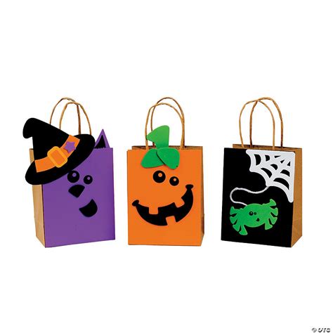 Bulk Halloween Friends Trick Or Treat Bags Craft Kit Makes 50