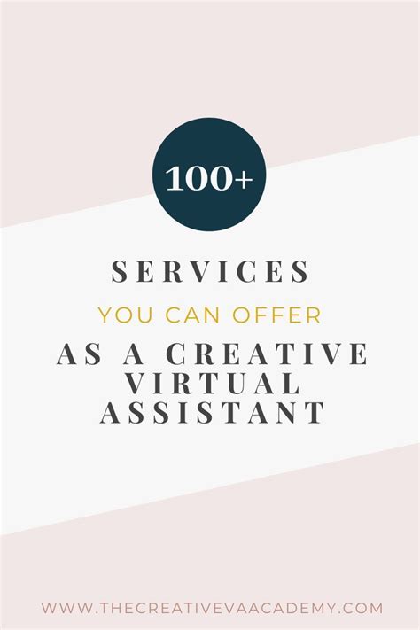 Learn The Services You Can Offer As A Creative Virtual Assistant From