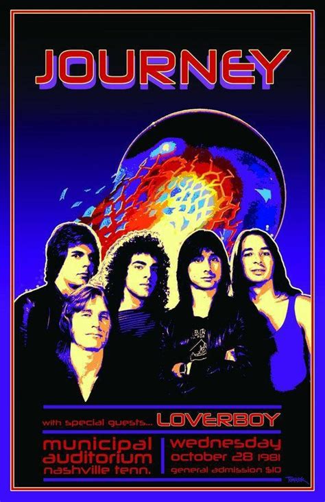 Journey Loverboy | Tour posters, Vintage concert posters, Band wallpapers