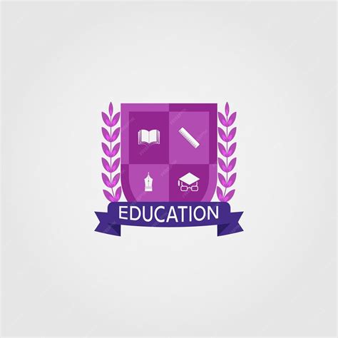 Premium Vector Collection Of Education Flat Logo Design