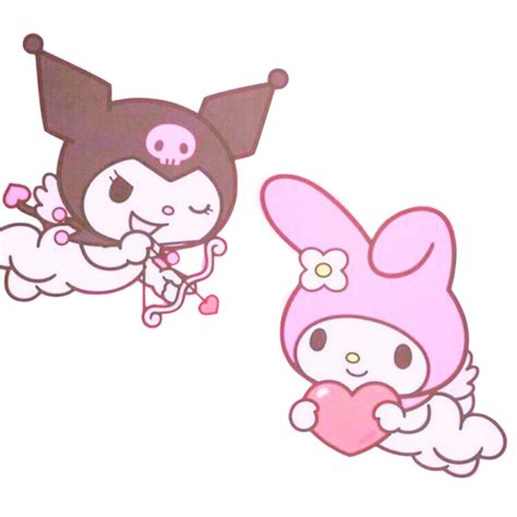 My Melody And Kuromi Png Png Transparent Elements Download