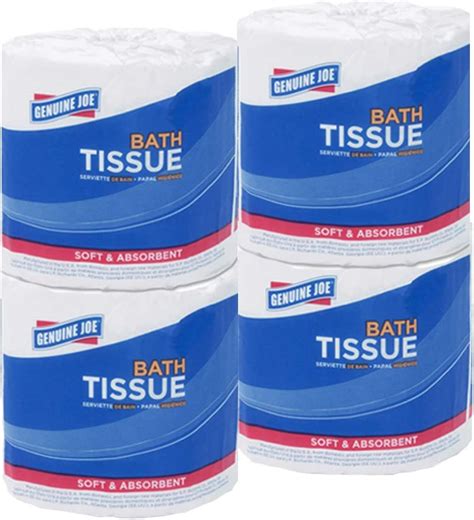 Bath Tissue 2 Ply Toilet Paper Embossed 550 Sheetsroll 4