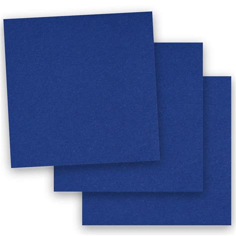 Basics Blue 12x12 Square Paper 80c Cardstock 50 Pk Quality 12 X
