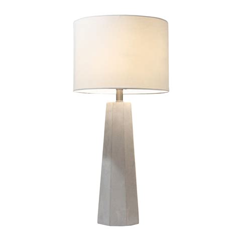 The painted hive old table lamps are often dated and unsightly, especially those we find at thrift stores. Elegant Designs Concrete Table Lamp with Fabric Shade ...