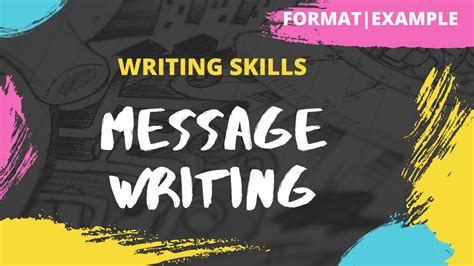 Message Writing How To Write A Message Format