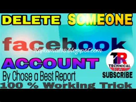 Facebook may be accessed by a large range of desktops, laptops, tablet computers, and smartphones over the internet and mobile networks. How To Delete/Disable Someone Facebook Account By Chose a ...