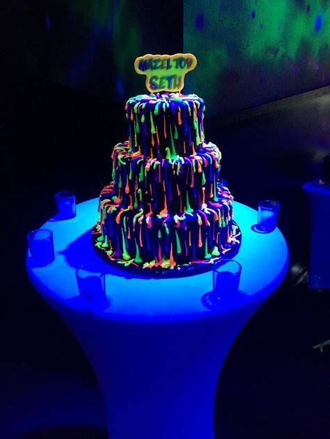 Resultado De Imagen Para Neon Party Ideas Cake Ideas Fiestas De