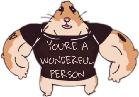 Srpelo Hamster Wholesome Meme Sticker By Royalbluestatic
