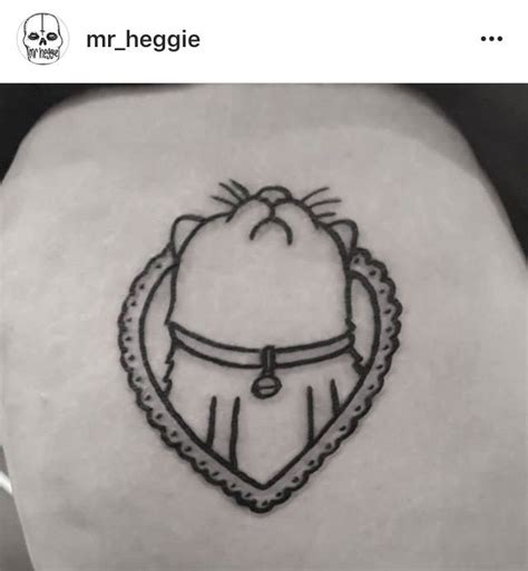 mr heggie cat tattoo tattoos triangle tattoo