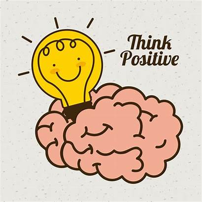 Positive Think Vector Self Talk Thoughts Psychology