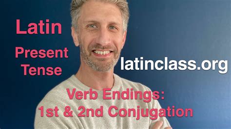 Latin Present Tense Verb Endings 1st And 2nd Conjugation Youtube