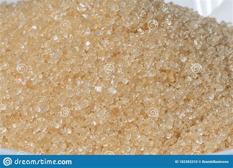 Detail Of Brown Sugar Grains Stock Photo Image Of Food Macro 182383310