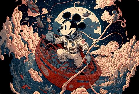 Mickey Mouse Is Public Domain 2024 Rmidjourney