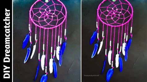 HOW TO MAKE DREAMCATCHER EASY DREAMCATCHER DREAMCATHER TUTORIAL FOR BEGINNERS By EASY QUICK