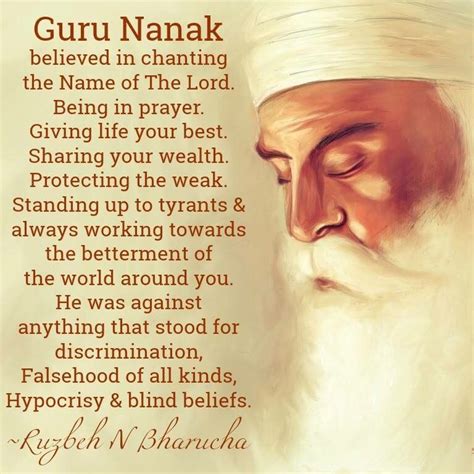 Guru Nanak Dev Ji Guru Quotes Guru Nanak Photo Guru Nanak Jayanti