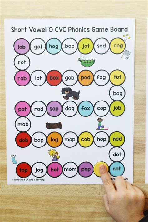 Short O Cvc Words Memory Game And Vocabulary Matching Cards Word My
