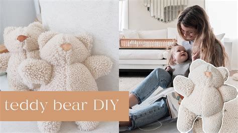 How To Sew A Teddy Bear Pattern Tutorial For Beginners Youtube