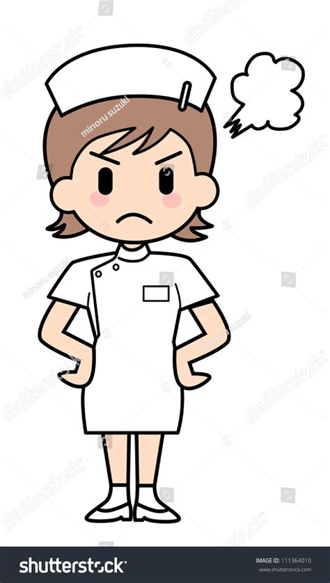 Nurse Is Angry Stock Photo 111364010 Shutterstock