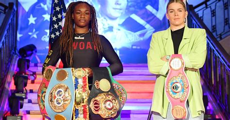 Claressa Shields Vs Savannah Marshall Weigh In Still Going Ahead