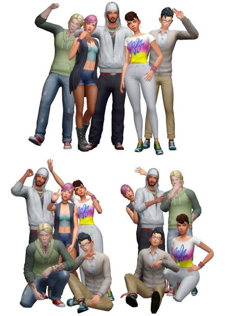 Rinvalee Group Poses 01 Sims 4 Downloads Sims 4 Sims 4 Custom