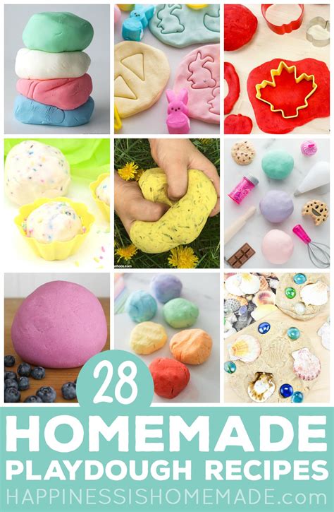 28 Easy Homemade Playdough Recipes Learn How To Make Playdough With
