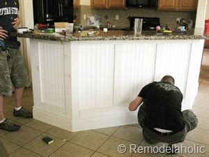 Walls and cabinet doors can be transformed also using recessed or raised panels then add a coat of. Remodelaholic | Fabulous Kitchen Island Makeover: Part One
