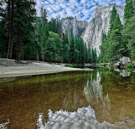 Merced River Water Reflection Yosemite By Miary Andria Via 500px