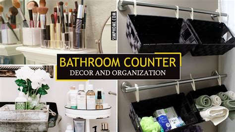 12 Bathroom Counter Decor And Organizations Youtube