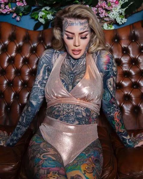Britains Most Tattooed Woman Gets Vagina Tattooed And Posts Intimate