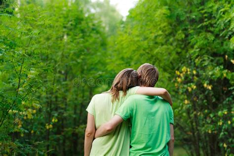 Loving Couple In Nature Stock Photo Image Of People 20544426
