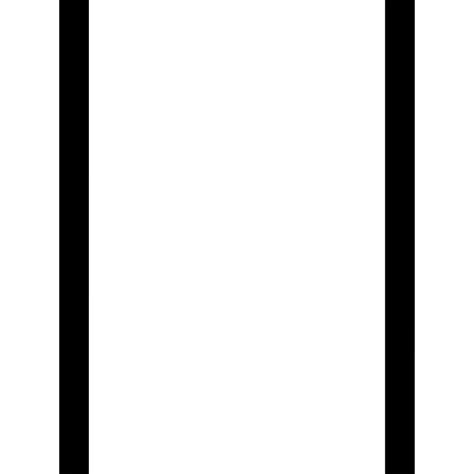 Download decorative line black png images transparent gallery. vertical, lines, two, Parallel icon