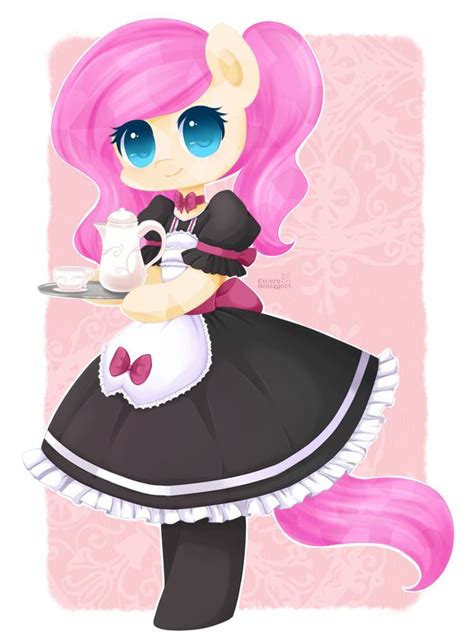 Pony Anthro Coffee Maid Bloom Flower By Exceru Hensggott Deviantart