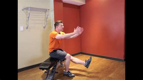 Pistol Squat With Bench Assist Youtube