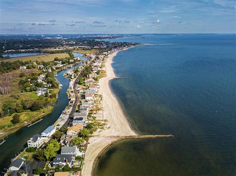 Fairfield Beach Connecticut Aerial Photograph by Stephanie McDowell | Fine Art America