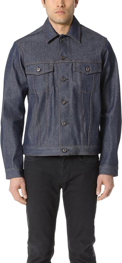 Naked Famous Denim Men S Selvedge Denim Jacket Natural Indigo My XXX Hot Girl