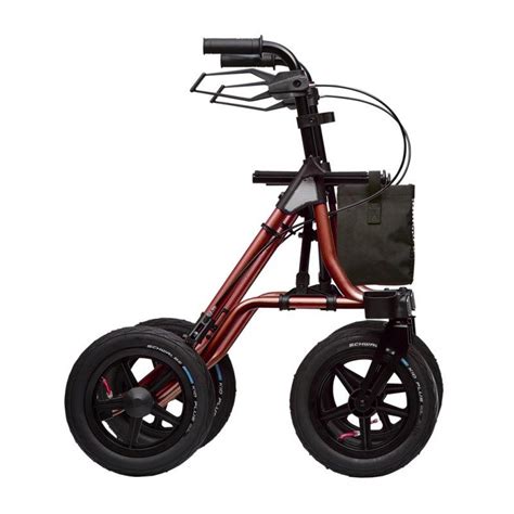 Taima Xc Off Road 4 Wheel Walker ♿ Orange Badge Mobility Solutions