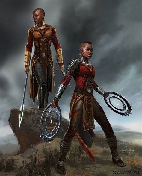 Dora Milaje Design By Ubermonster Black Panther Marvel Concept Art