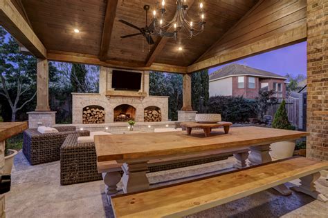 Outdoor Living Space In Pearland Tcp Custom Outdoor Living