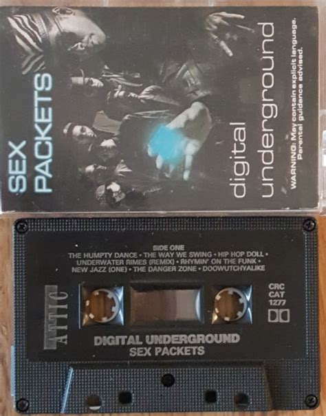 Digital Underground Sex Packets 1990 Black Cassette Cassette