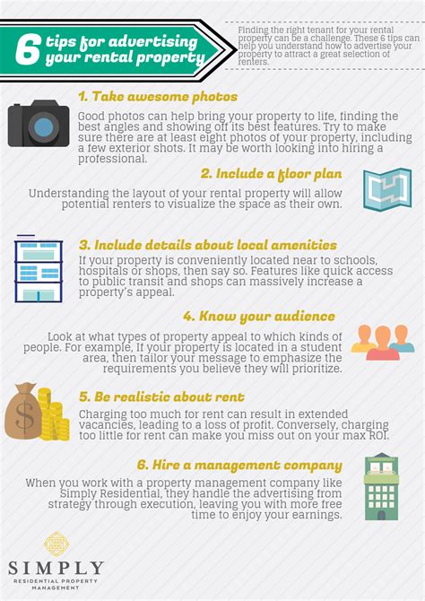 6 Tips For Advertising Your Rental Property Infographic Simply
