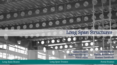 Long Span Structures In Concrete And Steel Ppt